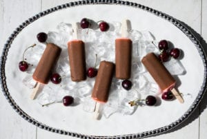 Creamies cherry chocolate dipped ice cream bars