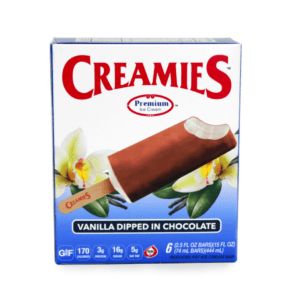 Vanilla chocolate dipped ice cream bar