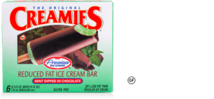 mint chocolate dipped healthy ice cream flavor-Creamies ice cream