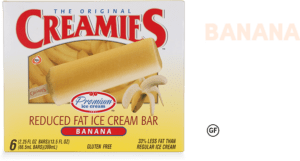 ice cream bar flavor banana-Creamies Ice Cream