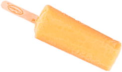 Creamies frozen yogurt, low calorie, peach ice cream flavor