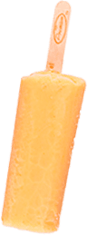 Ice cream bar, Creamies peach frozen yogurt