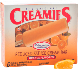 best ice cream flavor, orange Creamies
