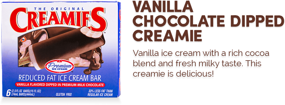 vanilla ice cream bar