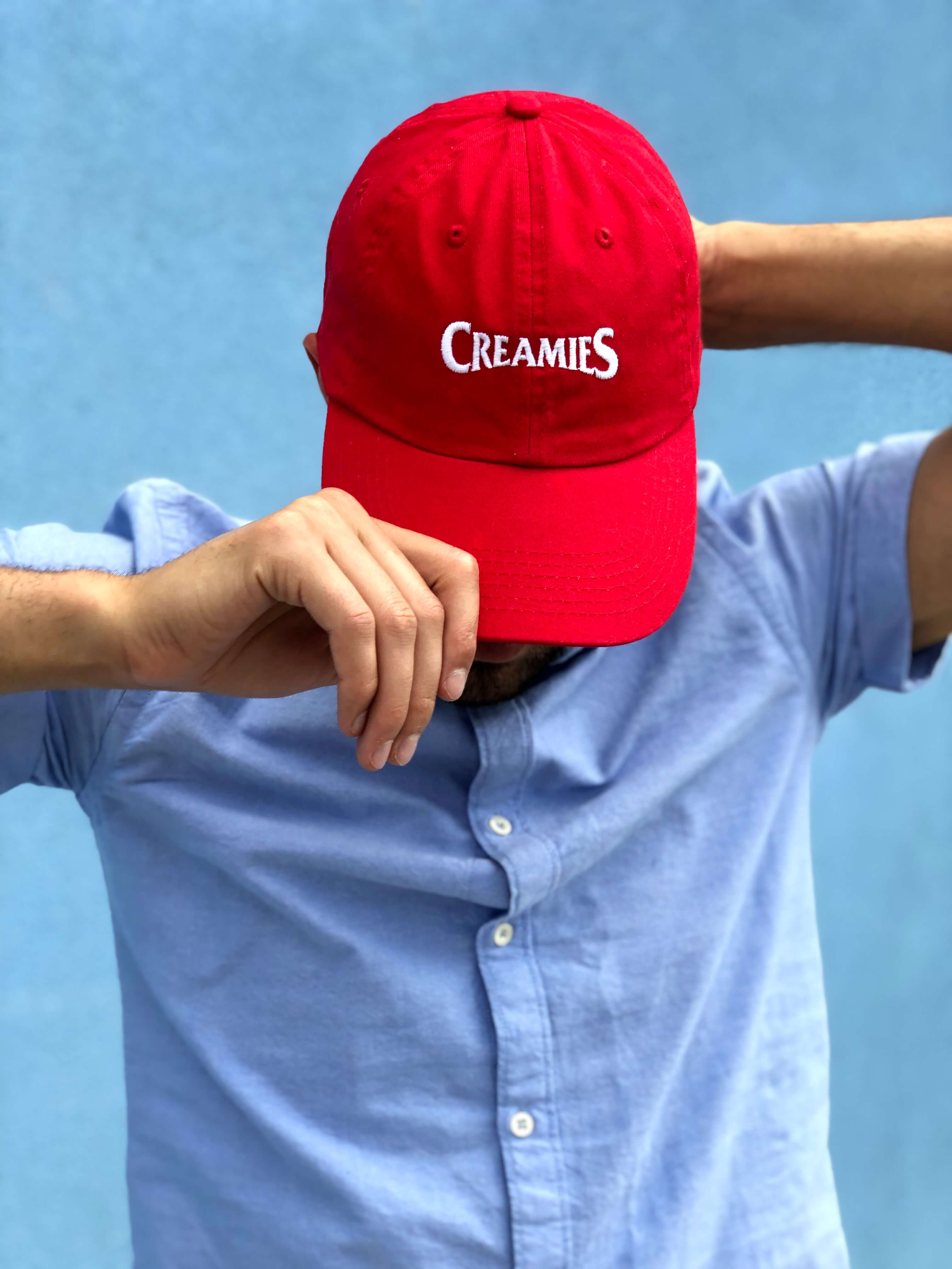 | Red Dad Hat Creamies Creamies Logo