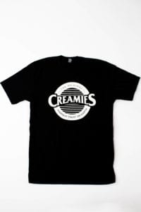 black Creamies logo Unisex t-shirt