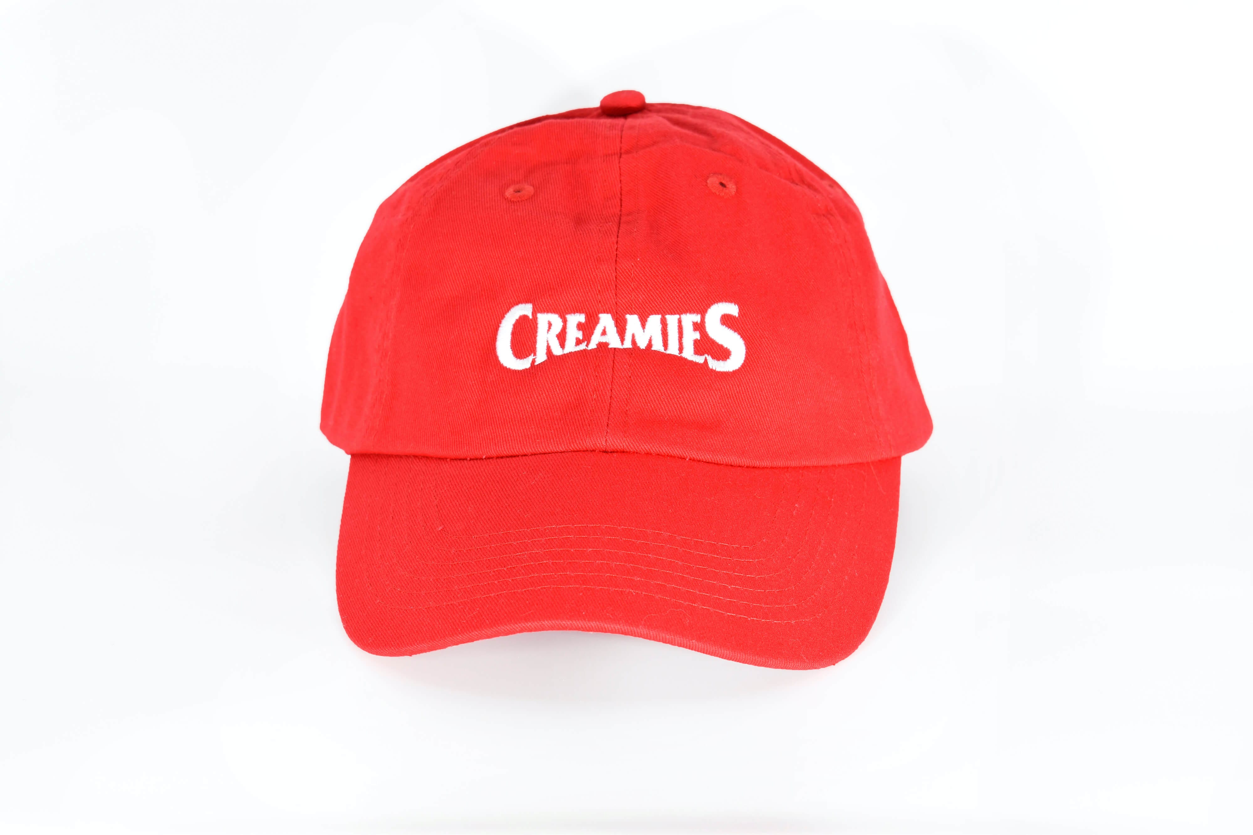 Logo Creamies Dad Creamies Red Hat |